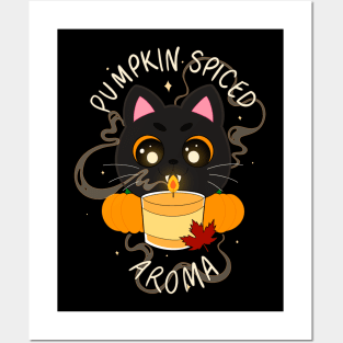 Pumpkin Spice Cat (Void) Posters and Art